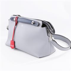 FENDI Vitello Dolce 4 Color By The Way Medium Grey Leather Women Bag